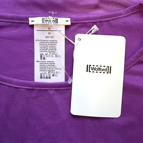 Wolford sheer mesh t-shirt or coverup - Picture 7 of 11